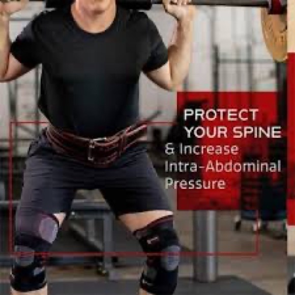 Dark Iron Weightlifting Fitness Belt Men Women - Picture 5 of 8